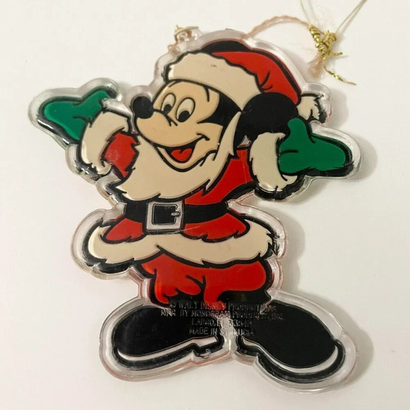 Vintage Lot of 4 Mickey Minnie Mouse Disney Plastic Sun Catchers Ornaments - Picture 10 of 15